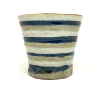 Japanese Tea Cup - Striped and Jagged